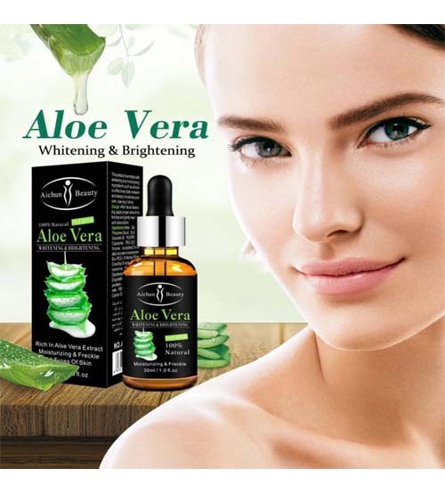 Aichun Beauty Aloe Vera Whitening&Brightening Repairing Damaged Skin Face Serum 30ml